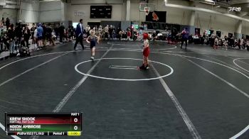 40 lbs 1st Place Match - Nixon Ambrose, Panthers vs Krew Shook, Fort Hill Mat Club