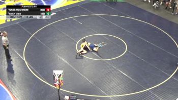 110 lbs Consolation - Gabe Oberheim, Montgomery vs Evan Cies, Owen J Roberts