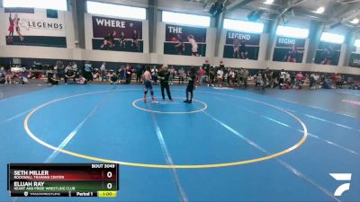 120 lbs Quarterfinal - Seth Miller, Rockwall Training Center vs Elijah Ray, Heart And Pride Wrestling Club