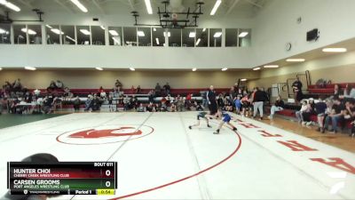 74 lbs 3rd Place Match - Hunter Choi, Cherry Creek Wrestling Club vs Carsen Grooms, Port Angeles Wrestling Club