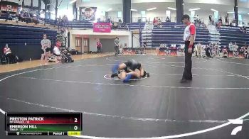 95 lbs Finals (8 Team) - Emerson Hill, Troup vs PRESTON PATRICK, MF Savages
