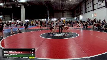 65 lbs Finals (4 Team) - Orin Winston, CAPITAL CITY WRESTLING CLUB vs Wyatt Yeager, 84 ATHLETES