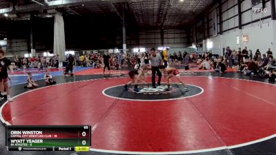 65 lbs Finals (4 Team) - Orin Winston, CAPITAL CITY WRESTLING CLUB vs Wyatt Yeager, 84 ATHLETES