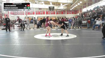 165 lbs Quarterfinal - Olivia Bernier, Westford Academy vs Yadielys Santiago, Methuen