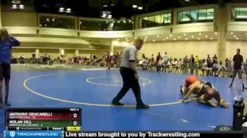 182 lbs Round 4 (8 Team) - Anthony Gencarelli, Ohio Titan Gold vs Nolan Hill, Nebraska Big Kahunas