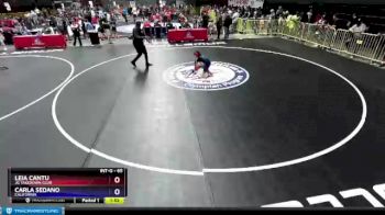 65 lbs Round 1 - Leia Cantu, JG Takedown Club vs Carla Sedano, California