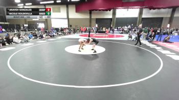 105 lbs 1st Place Match - Nicole Soldevilla, Borger vs Anaveh Gonzales, Lubbock Cooper