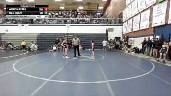 87 lbs Cons. Round 1 - Wisdom Perea, Team Real Life Wrestling vs Rian Knapp, Middleton Wrestling Club