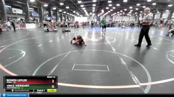 72 lbs Rd# 9- 2:15pm Saturday Final Pool - Bowen Lefler, POWA vs Vince Weingart, Westshore D.S