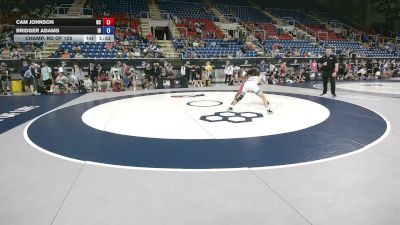 106 lbs Champ. Rd Of 128 - Cam Johnson, North Carolina vs Bridger Adams, Idaho