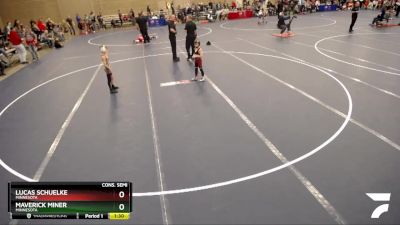 53-58 lbs Cons. Semi - Lucas Schuelke, Minnesota vs Maverick Miner, Minnesota