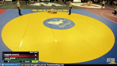 Cons. Round 2 - Cole Spahr, Tri County vs Parker Schutz, Hi-Line