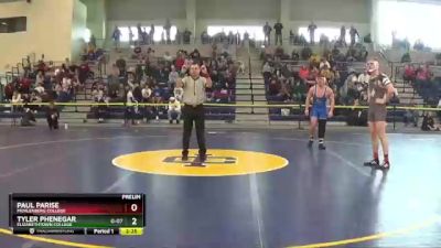 197 lbs Prelim - Tyler Phenegar, Elizabethtown College vs Paul Parise, Muhlenberg College