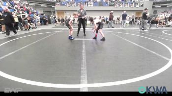 67-70 lbs Semifinal - Kasen Shouse, Cowboy Wrestling Club vs Liam Melvin, Woodward Youth Wrestling