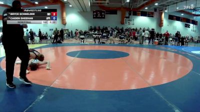 126 lbs Semifinal - Caiden Sheehan, NOVA Wrestling Club vs Bryce Schnelzer, Integrity Wrestling Club