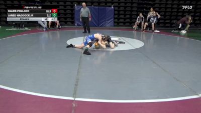 86 lbs Final - Kaleb Pollock, Baldwinsville vs Jared Haddock Jr, Ellendale