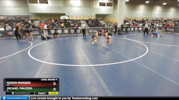 102 lbs Cons. Round 4 - Maxum Rodgers, NE vs Michael Malizzio, IL