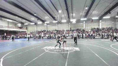 80 lbs Rr Rnd 1 - Jaziel Soltero, Alamosa vs Holly Bebo, Badlands WC