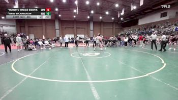 285 lbs 3rd Place Match - Grey Richardson, Buford vs Roberto Macias-sidzyik, Creighton Prep