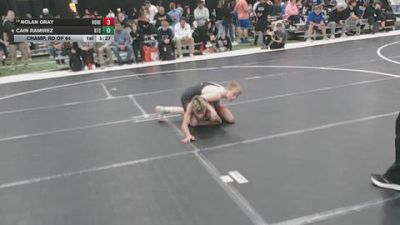 106 lbs Champ. Rd Of 64 - Nolan Gray, North Desoto vs Cain Ramirez, Relentless Training Center