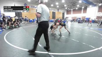 120 lbs Cons. Round 3 - Luke Farias, St. Joseph/Santa Maria vs Alex Ruiz, Corona