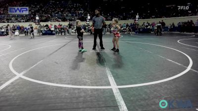 100 lbs Semifinal - Berklyn Fields, Cowboy Wrestling Club vs Piper Patrick-Roberson, Coweta Tiger Wrestling