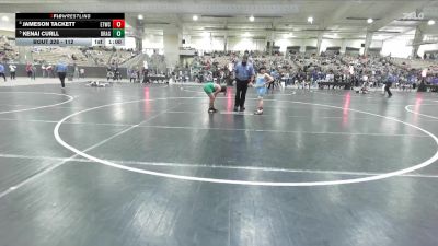 112 lbs Cons. Round 1 - Jameson Tackett, Eagle Talon Wrestling Club vs Kenai Curll, Stars Wrestling Club