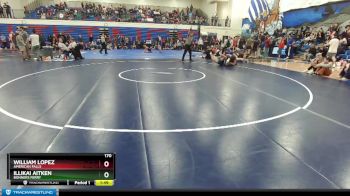 170 lbs Champ. Round 2 - William Lopez, American Falls vs Illikai Aitken, Bonners Ferry