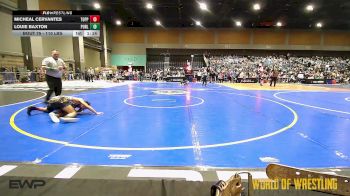 110 lbs Semifinal - Micheal Cervantes, Toppenish USA vs Louie Baxton, Purler Wrestling Academy (PWA-NWA)