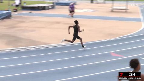 Youth Boys' 400m, Semi-Finals 13 - Age 14