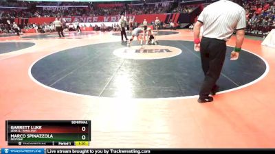 1A 152 lbs Semifinal - Garrett Luke, Lena (L.-Winslow) vs Marco Spinazzola, Peotone