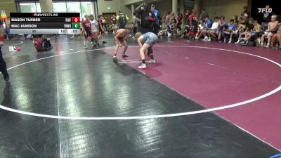 85 lbs Round 2 (6 Team) - MASON TURNER, Fight Club vs Mac Jamison, Tough House WC