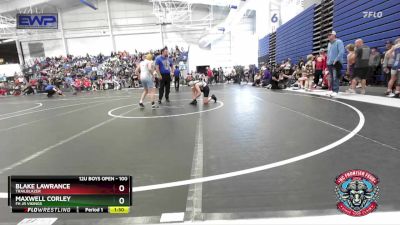 100 lbs Cons. Round 2 - Blake Lawrance, Trailblazer vs Maxwell Corley, FH Jr Vikings