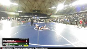 132 lbs Champ. Round 1 - Kamuela Kalilikane, UP Outlaw WC vs Coelho Sharpe, Mt Spokane Wrestling Club