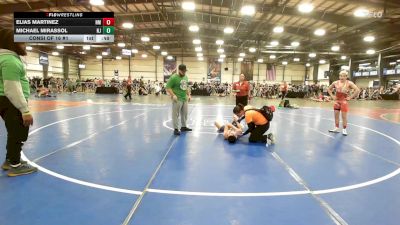 120 lbs Consi Of 16 #1 - Elias Martinez, NM vs Michael Mirassol, NJ