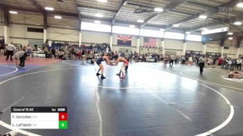 144 lbs Consi Of 16 #2 - Francisco Gonzales, Vista Grande HS vs Lucky LaFlesch, The Sunkids Camp