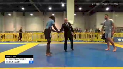 IJAH IWASEY BALTIMORE vs STEVEN KYLE MASON 2022 American National IBJJF Jiu-Jitsu Championship