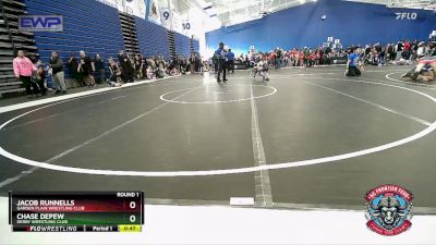 40 lbs Round 1 - Chase Depew, Derby Wrestling Club vs Jacob Runnells, Garden Plain Wrestling Club