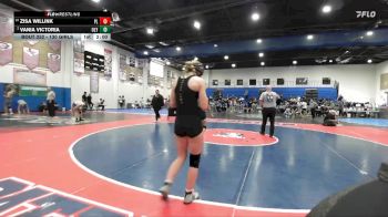 130 Girls Quarterfinal - Zisa Willink, Point Loma vs Vania Victoria, Olympian