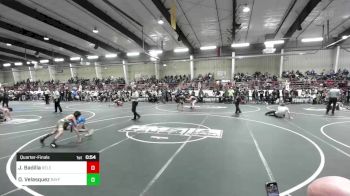 62 lbs Quarterfinal - Jazlyn Badilla, Relentless vs Osias Velasquez, Bayfield Wrestling