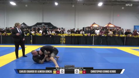 Christopher Dennis Kerbis vs Carlos Eduardo De Almeida Goncal 2026 Pan IBJJF Jiu-Jitsu No-Gi Championship