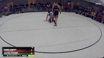 141 lbs Round 4 (8 Team) - Hayden McGuire, South Dakota Lightning vs Kohen Wright, Kansas Rattlers
