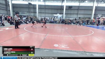 105 lbs Cons. Round 4 - Izek Luna, Nampa West vs Korbyn Sena, Nampa West