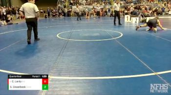 139 lbs Quarterfinal - Carson Lardy, Bismarck vs Stetson Gisselbeck, Sheyenne