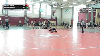 113 lbs Final - Hayden Black, Scanlan vs Eric Bocanegra, Blair Academy