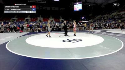 106 lbs Champ. Rd Of 64 - Landon Yeager, IN vs Treyden Diduch, IL