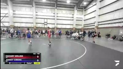 149 lbs Champ. Round 1 - Zachary Welling, WY vs Johnny Corona, OR