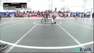 92 lbs Semifinal - JZ Osei, OKC Saints Wrestling vs Nathan Sylvester, Choctaw Ironman