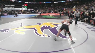 Cons. Round 1 - Korey Poppe, Sutton vs Carson Green, Perkins County