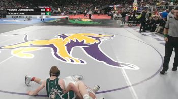 Cons. Round 1 - Logan Lichtenberg, Neligh-Oakdale vs Caleb Clark, Sandhills/Thedford